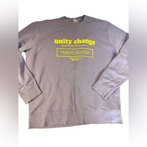 Zara Purple Sweater with Yellow Print and 2 Nike shirt bundle